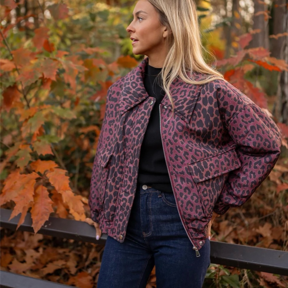 Leopard Print Women's Jacket